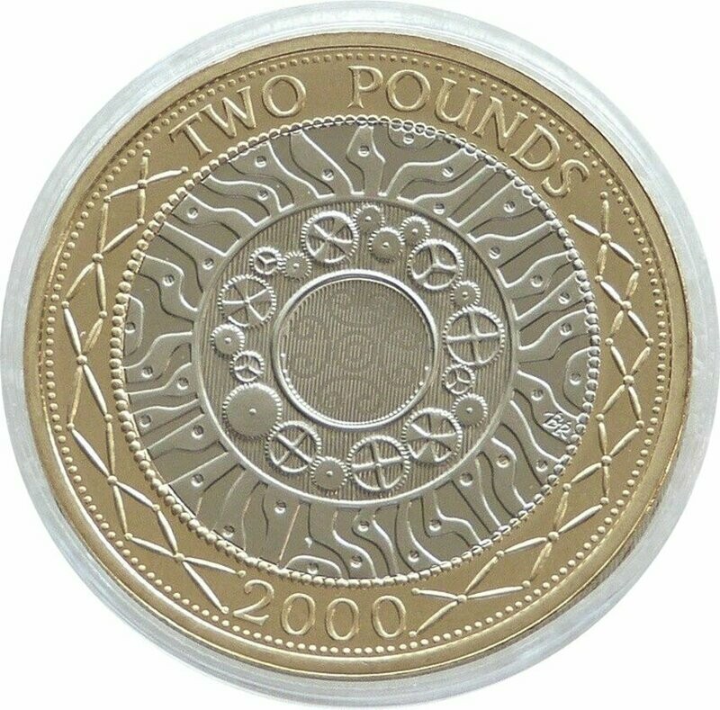 2000 Shoulders of Giants £2 Proof Coin