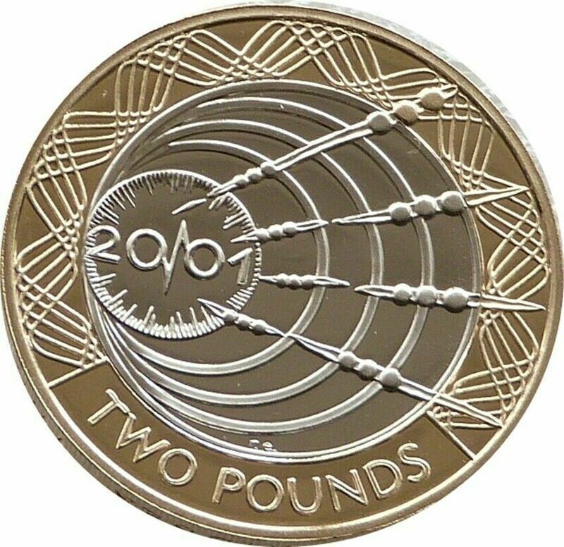 2001 Marconi £2 Proof Coin