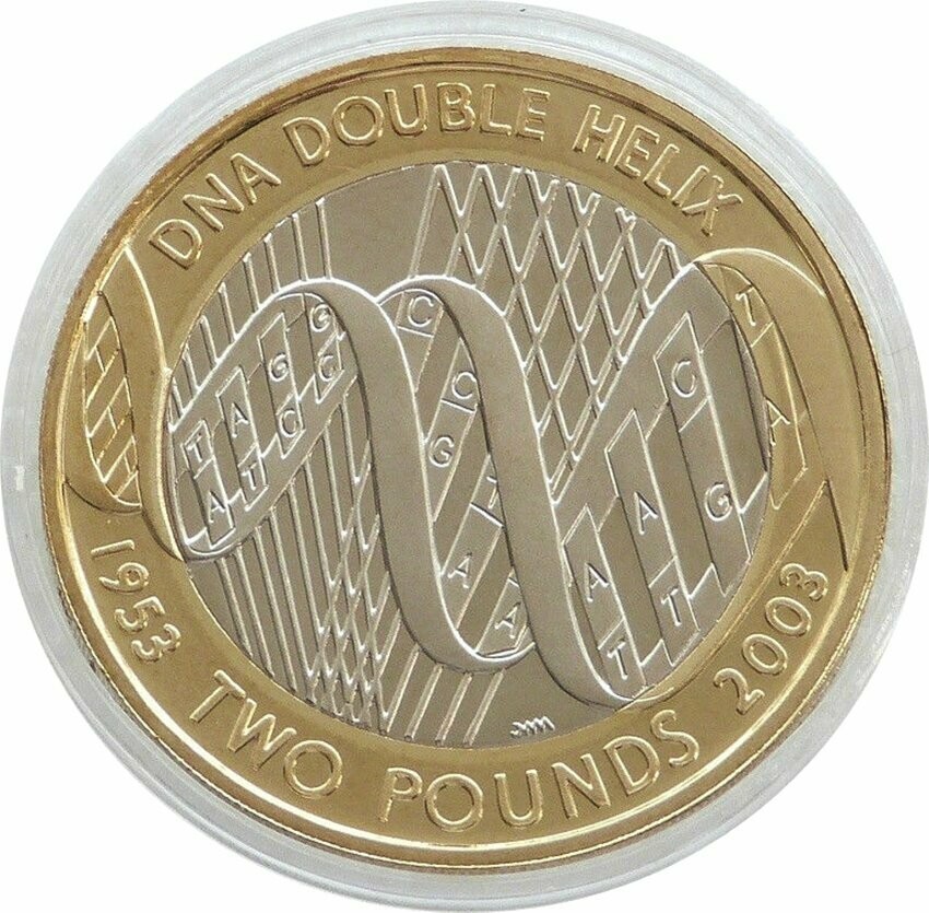 2003 DNA Double Helix £2 Proof Coin