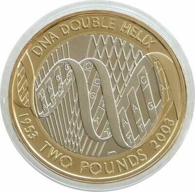 2003 DNA Double Helix £2 Proof Coin