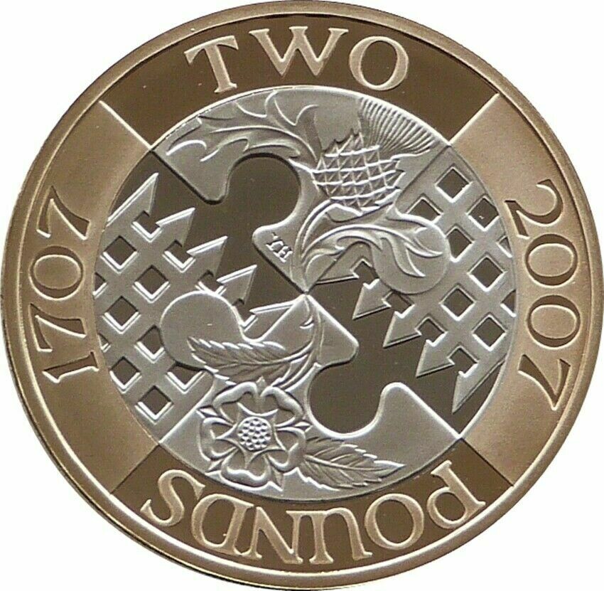 2007 Act of Union £2 Proof Coin