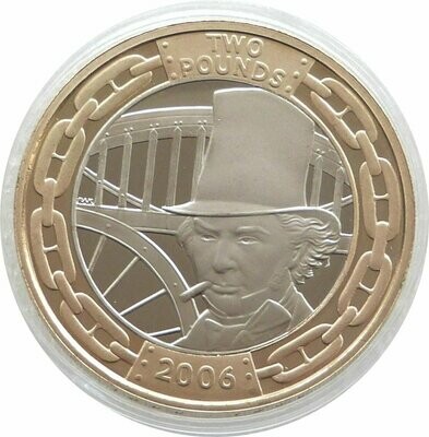 2006 Isambard Brunel The Man £2 Proof Coin
