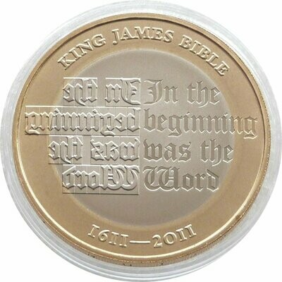 2011 King James Bible £2 Proof Coin