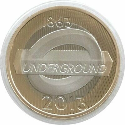 2013 London Underground Roundel £2 Proof Coin