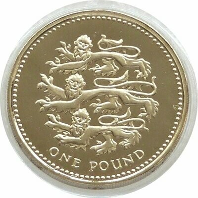 1997 Three Lions of England £1 Proof Coin