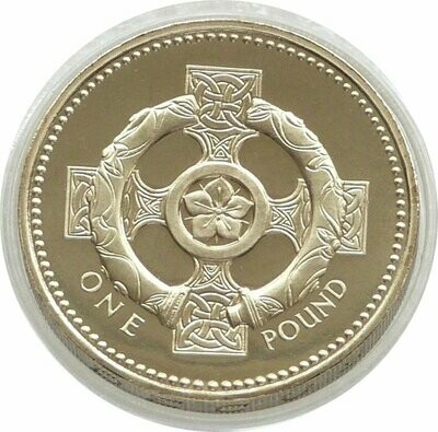 2001 Irish Celtic Cross £1 Proof Coin