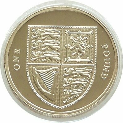 2008 Royal Shield of Arms £1 Proof Coin