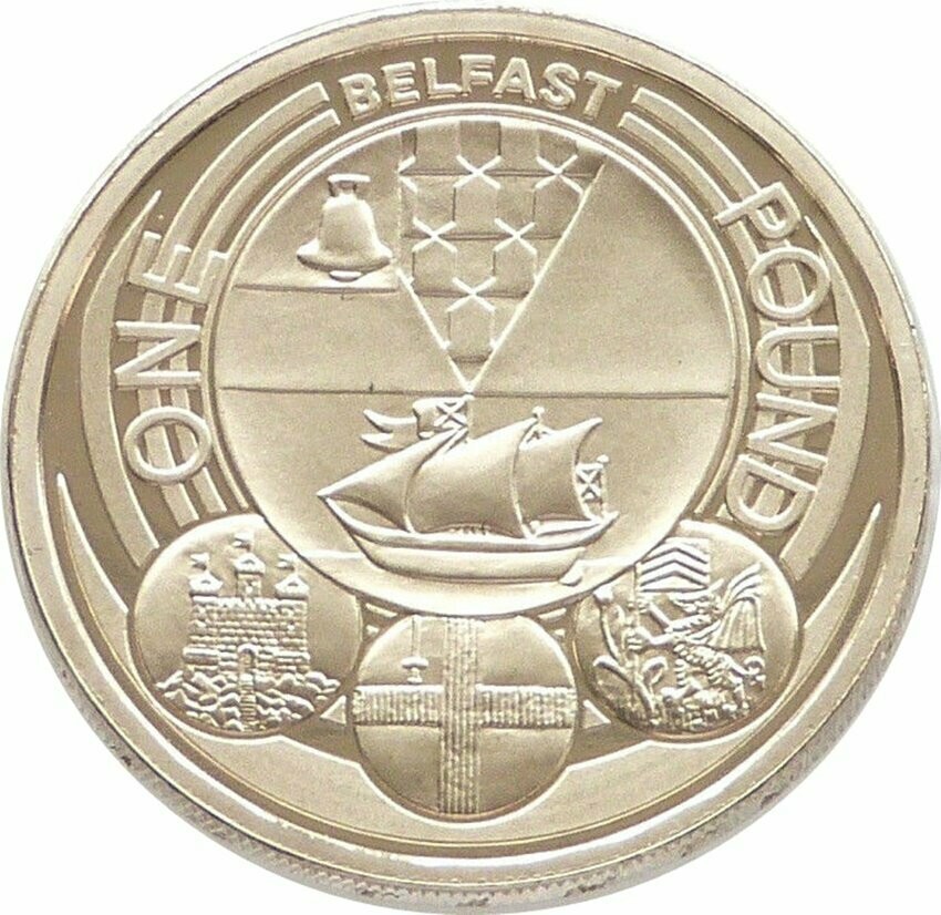 2010 Capital Cities of the UK Belfast £1 Proof Coin