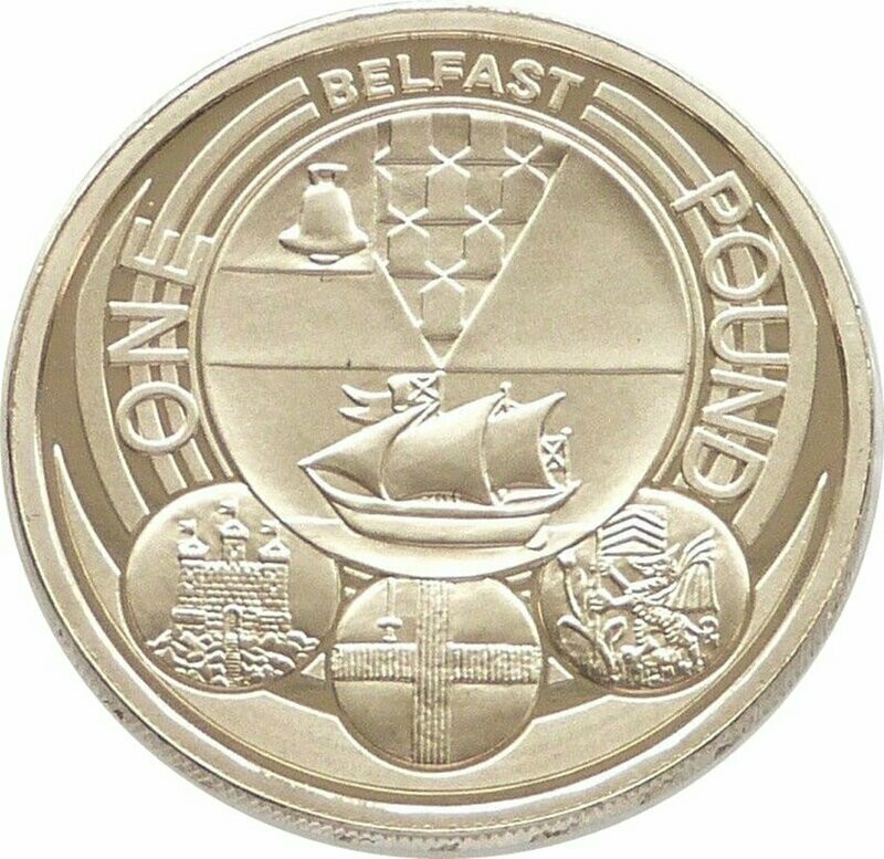 2010 Capital Cities of the UK Belfast £1 Proof Coin