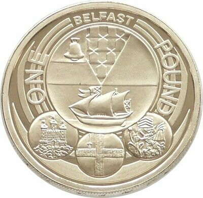 2010 Capital Cities of the UK Belfast £1 Proof Coin