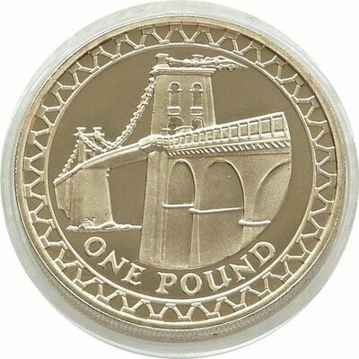 2005 Menai Straits Bridge £1 Proof Coin