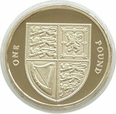 2009 Royal Shield of Arms £1 Proof Coin