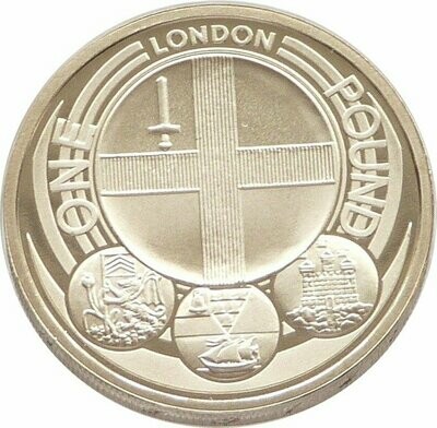 2010 Capital Cities of the UK London £1 Proof Coin