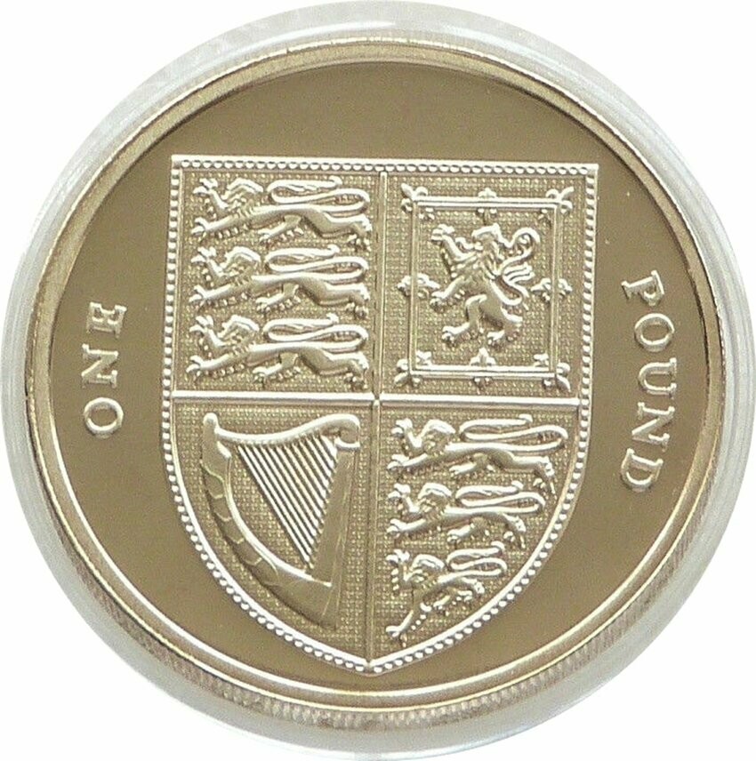 2013 Royal Shield of Arms £1 Proof Coin