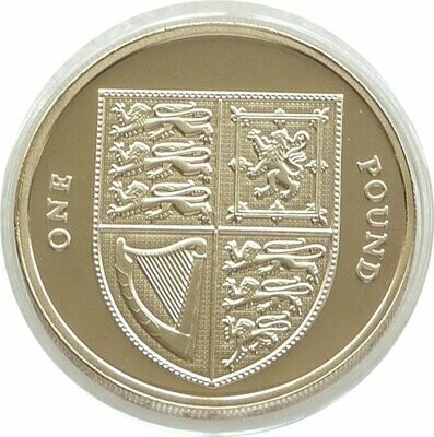 2010 Royal Shield of Arms £1 Proof Coin
