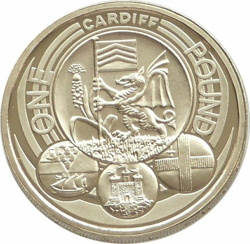 2011 Capital Cities of the UK Cardiff £1 Proof Coin