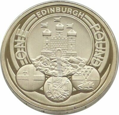 2011 Capital Cities of the UK Edinburgh £1 Proof Coin