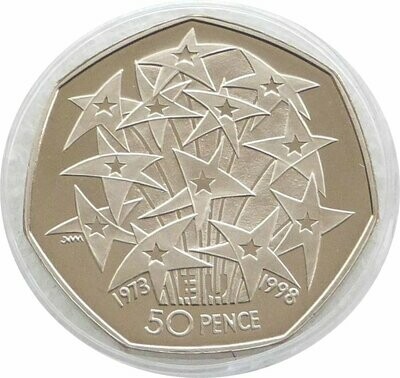 1998 EEC Membership 50p Proof Coin