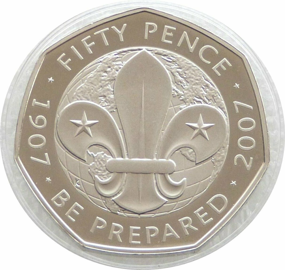 2007 Scout Movement Centenary 50p Proof Coin