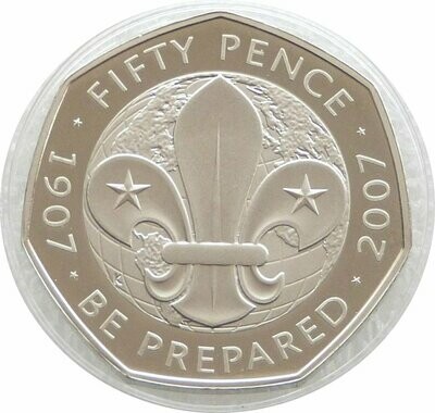 2007 Scout Movement Centenary 50p Proof Coin