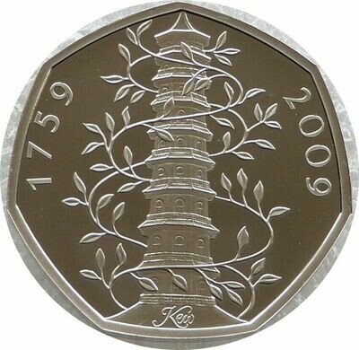 2019 Kew Gardens 50p Proof Coin - Mintage 3,500