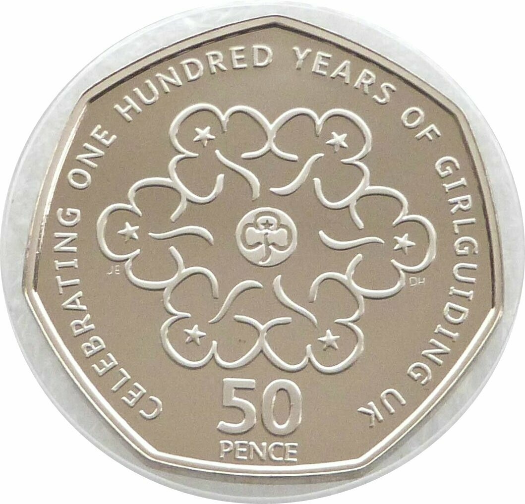 2010 Girlguiding 50p Proof Coin