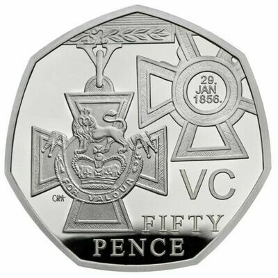 2019 Victoria Cross Award 50p Proof Coin - 2006