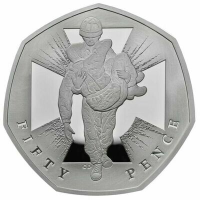 2019 Victoria Cross Heroic Acts 50p Proof Coin - 2006