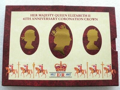 1993 Queens Coronation £5 Brilliant Uncirculated Coin Pack