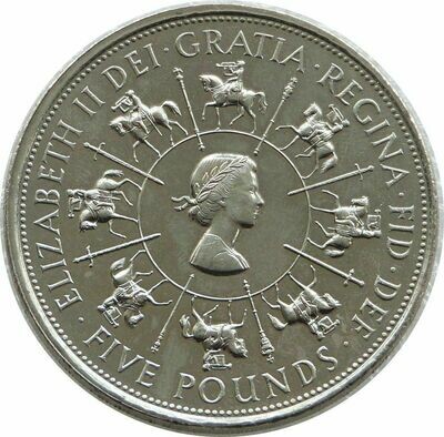 1993 Queens Coronation £5 Brilliant Uncirculated Coin