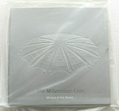 2000 Millennium Dome Mint Mark Anno Domini £5 Brilliant Uncirculated Coin Pack Sealed