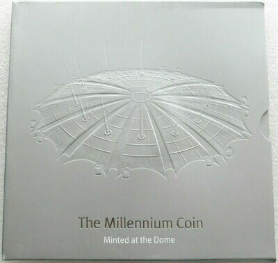 2000 Millennium Dome Mint Mark Anno Domini £5 Brilliant Uncirculated Coin Pack