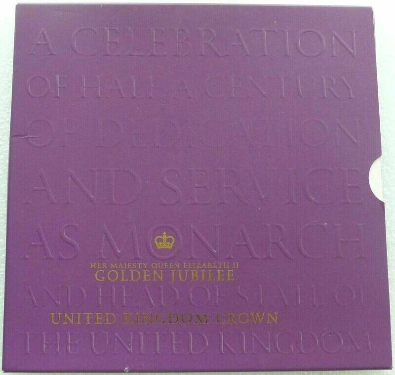 2002 Golden Jubilee £5 Brilliant Uncirculated Coin Pack