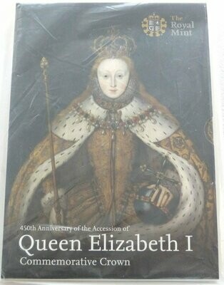 2008 Elizabeth I £5 Brilliant Uncirculated Coin Pack Sealed