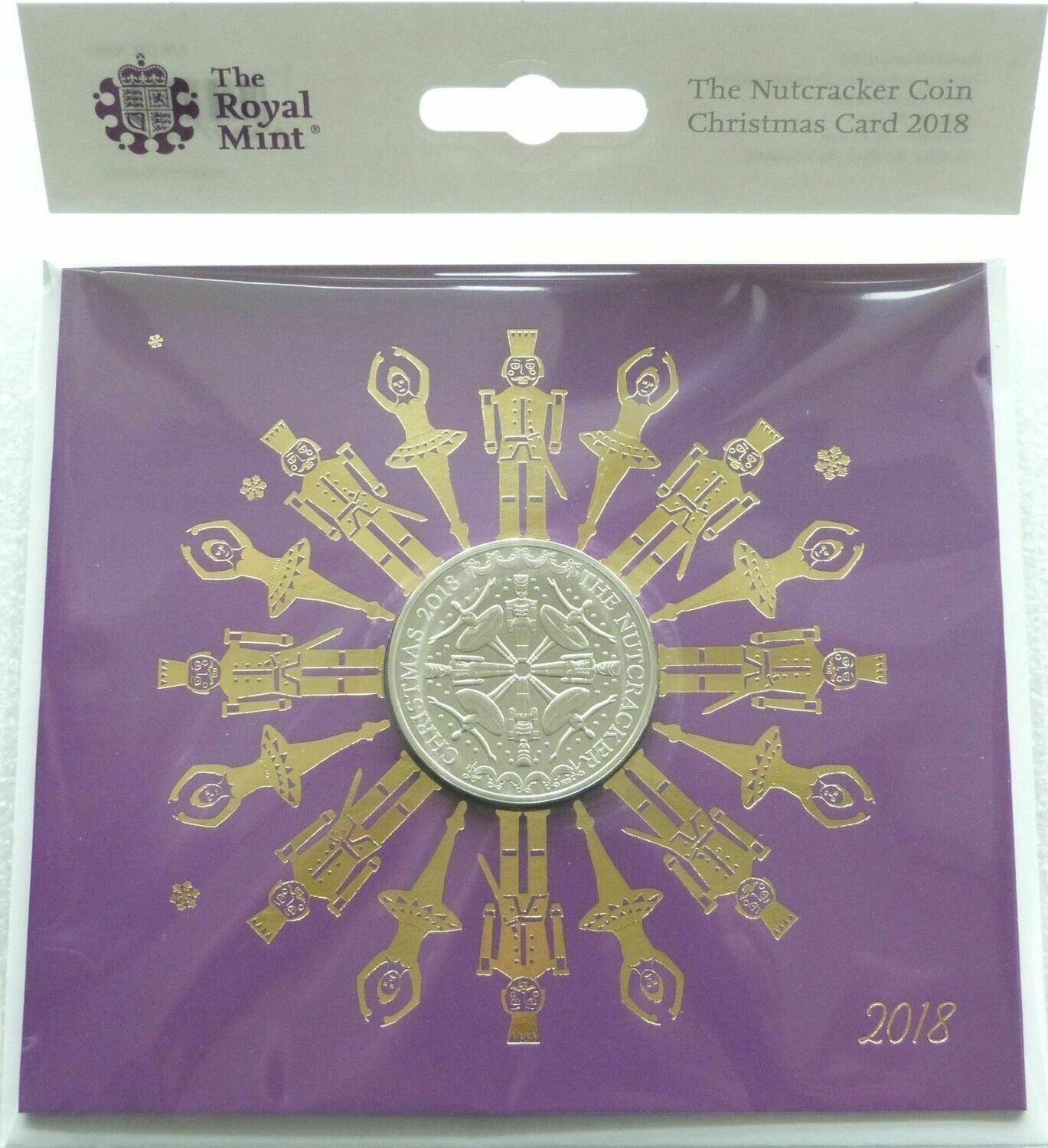 2018 Christmas Nutcracker £5 Brilliant Uncirculated Coin Pack Sealed