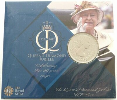 2012 Diamond Jubilee £5 Brilliant Uncirculated Coin Large Pack Sealed