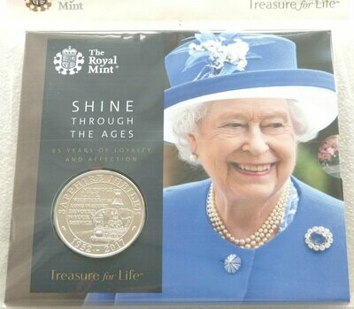 2017 Sapphire Jubilee £5 Brilliant Uncirculated Coin Pack Sealed