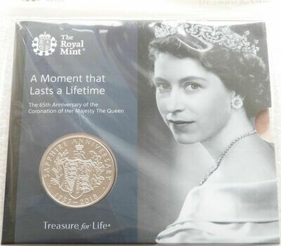 2018 Sapphire Coronation £5 Brilliant Uncirculated Coin Pack Sealed