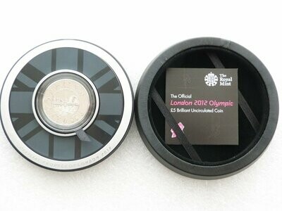 2012 London Olympic Games £5 Brilliant Uncirculated Coin Box Coa