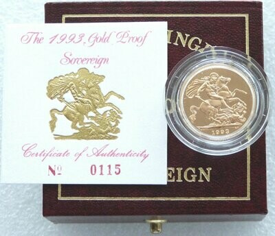 1993 Sovereign Coins