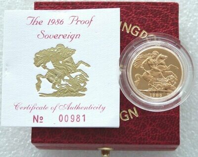 1986 Sovereign Coins