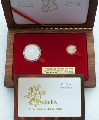 2006 South Africa Prestige Otto Schultz Krugerrand Gold Proof Coin Set Box Coa