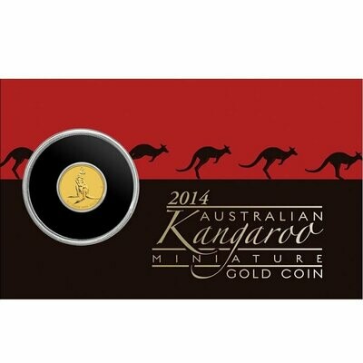 2014 Australia Kangaroo Mini Roo $2 Gold Coin Pack