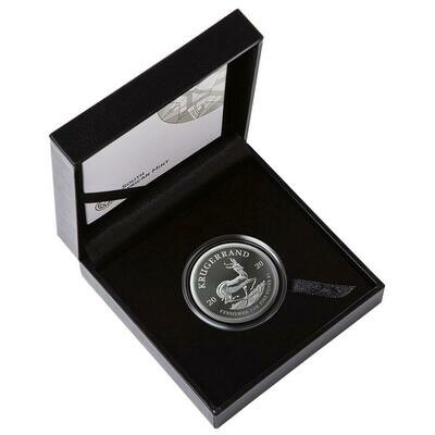 2020 South Africa Krugerrand Silver Proof 1oz Coin Box Coa Sealed