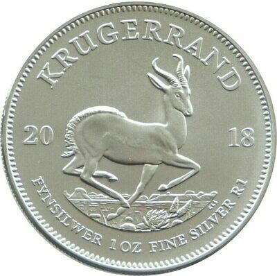 2018 South Africa Krugerrand Silver 1oz Coin