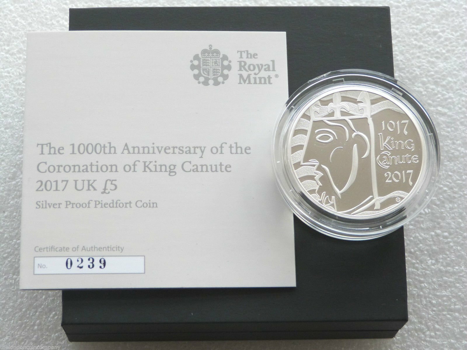 THE 1000TH ANN. OF THE CORONATION OF KING CANUTE UK £5 BU COIN PACK - The  Coin Connection