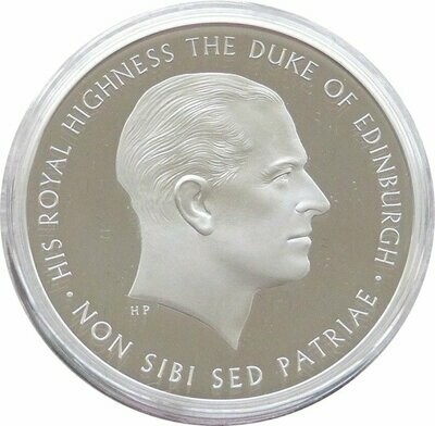 2017 Prince Philip Life of Service Piedfort £5 Silver Proof Coin Box Coa