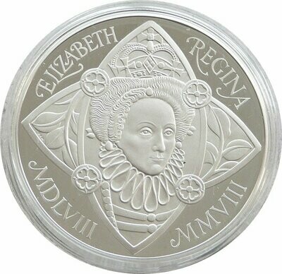2008 Elizabeth I Piedfort £5 Silver Proof Coin
