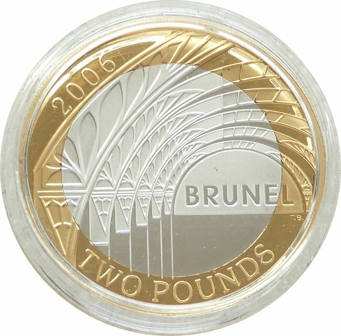 2006 Isambard Brunel His Achievements Piedfort £2 Silver Proof Coin