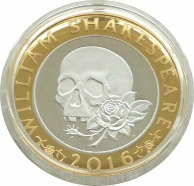 2016 William Shakespeare Tragedies Piedfort £2 Silver Proof Coin Box Coa